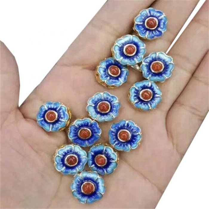 Natural Cloisonne Sirivha Imbedding Inlaid South Red Agate Zvishongo 9