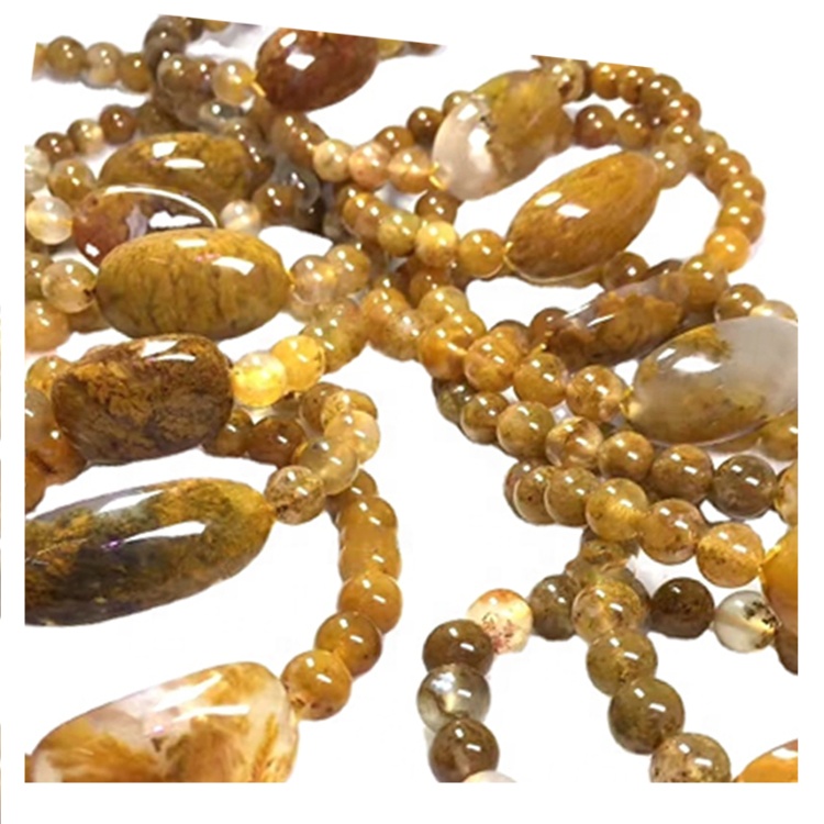 gioielli con bracciale con perline di fiori ed erba di qualità unica 30