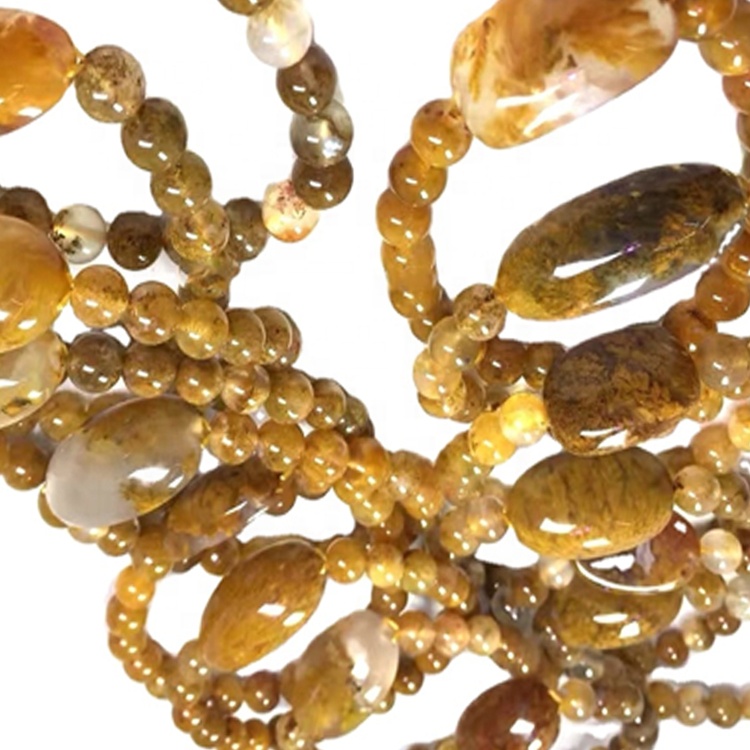 gioielli con bracciale con perline di fiori ed erba di qualità unica 34