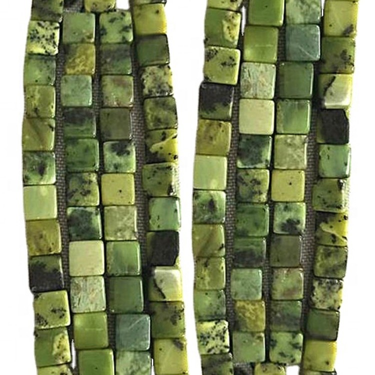 Грийнстоун канадски джаспър пълни бижута на едро 41