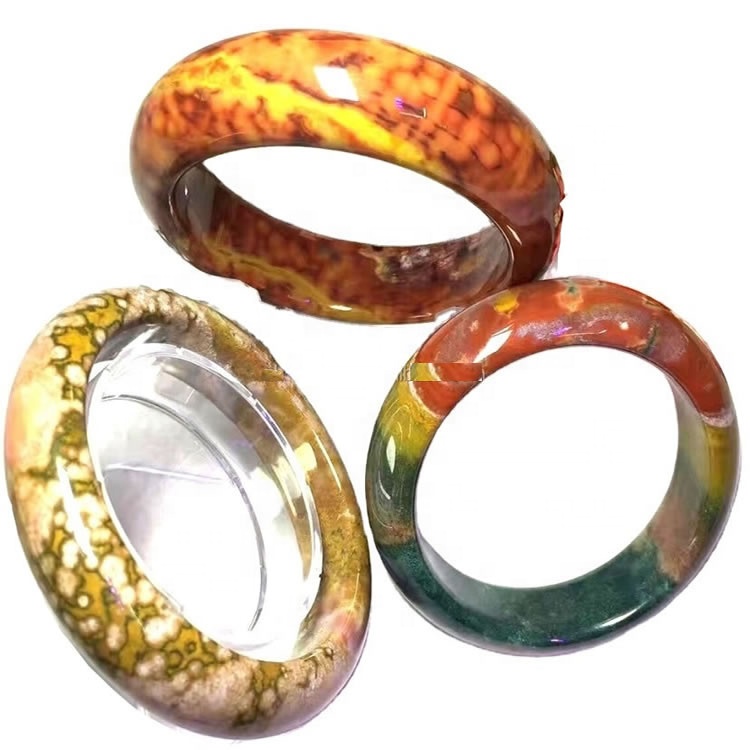 Raro Ocean Jasper Jeweltery Fashion Traje Brazaletes Brazaletes 33