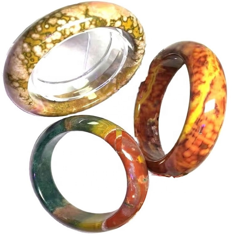 Raro Ocean Jasper Jeweltery Fashion Traje Brazaletes Brazaletes 39