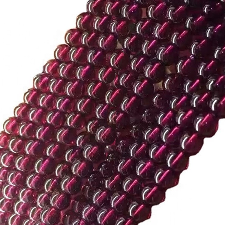 Байгалийн ягаан Аметигийн бөмбөлгүүдийг бугуйвч 34