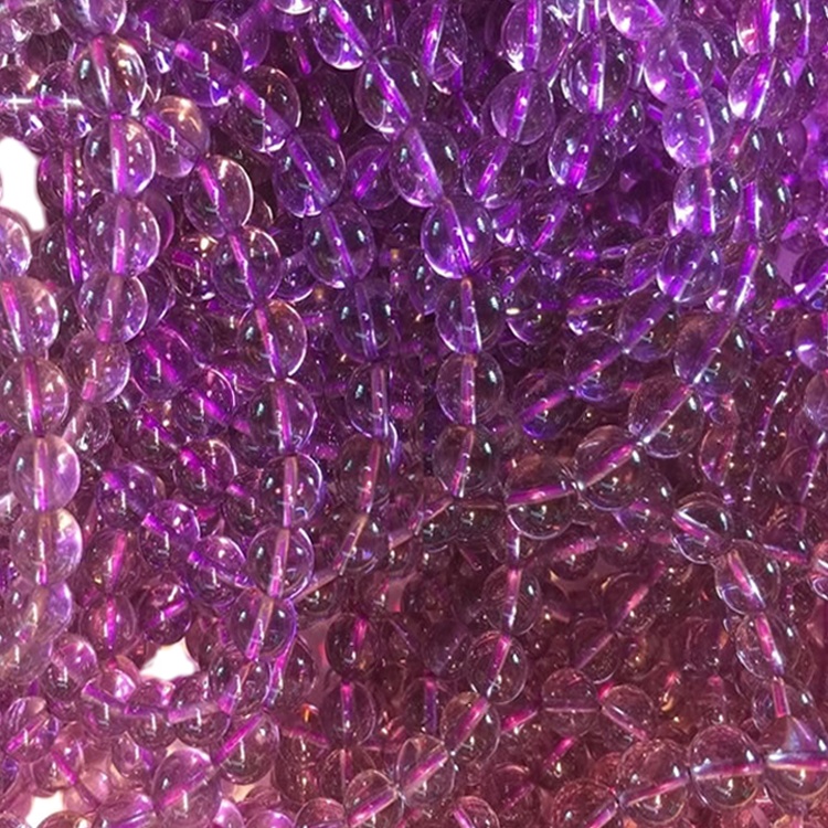 Braccialetto del braccialetto del braccialetto del braccialetto del braccialetto di ametista multi-turno di pietra naturale per le donne 38