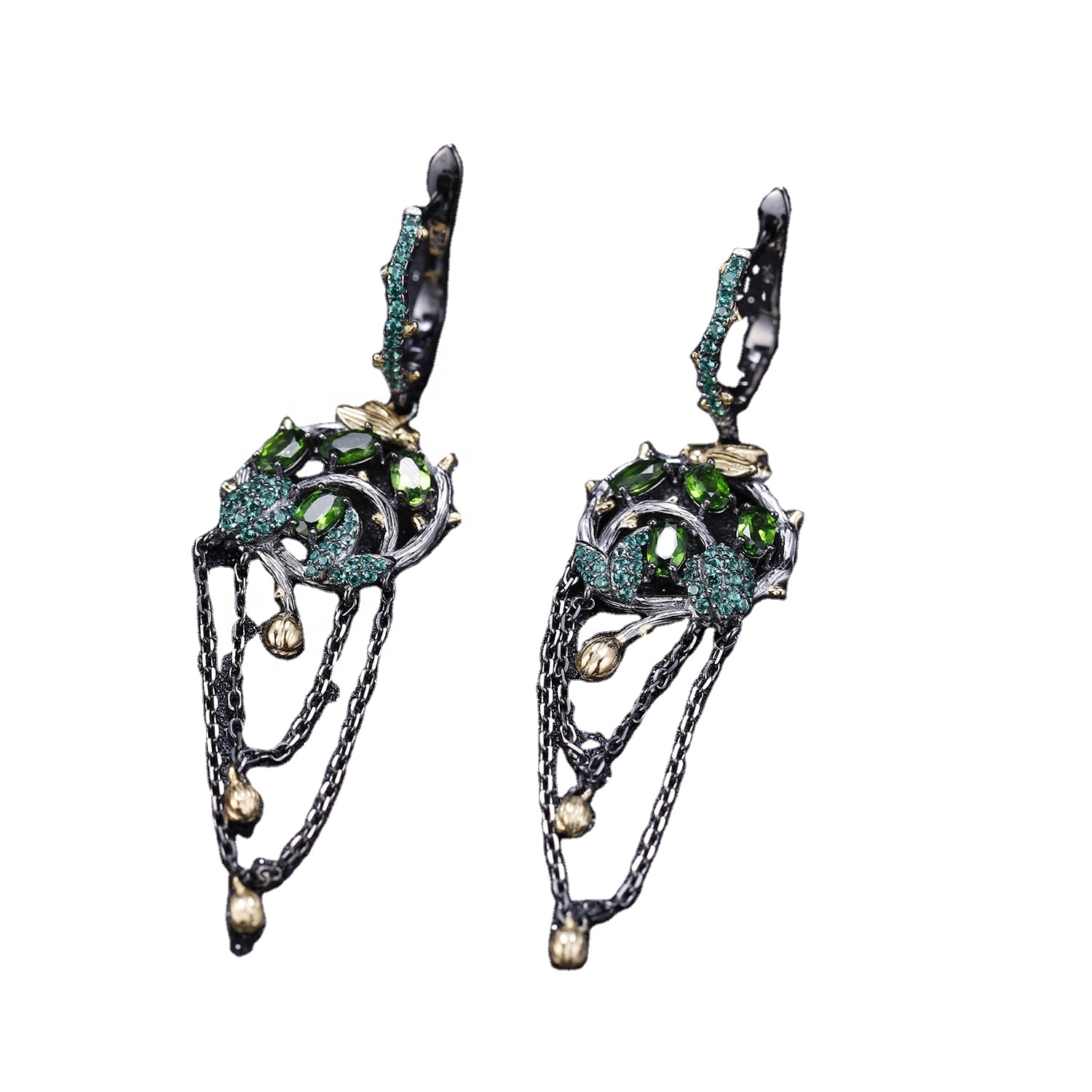 Emerald mhete / endarama-dzakarongedzwa mhete 13