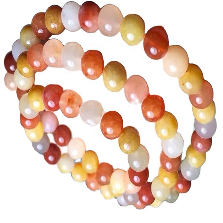 Perle rotonde di giada di seta dorata fanno dei gioielli del braccialetto di seta dorata della giada liscia liscia liscia perline dell'oro perline di giada dell'oro Fornitura all'ingrosso 15 pollici 32