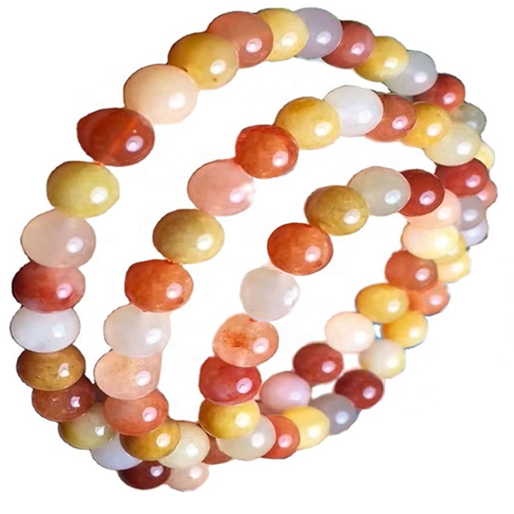 Perle rotonde di giada di seta dorata fanno dei gioielli del braccialetto di seta dorata della giada liscia liscia liscia perline dell'oro perline di giada dell'oro Fornitura all'ingrosso 15 pollici 38