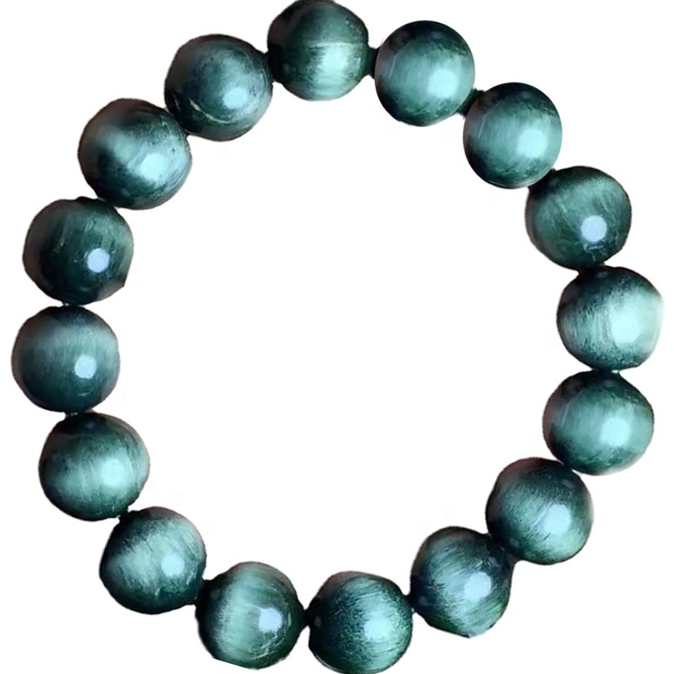 Hornblenda Amphibole Branelli rotondi Bracciali gioielli Gemstone naturale perline 25