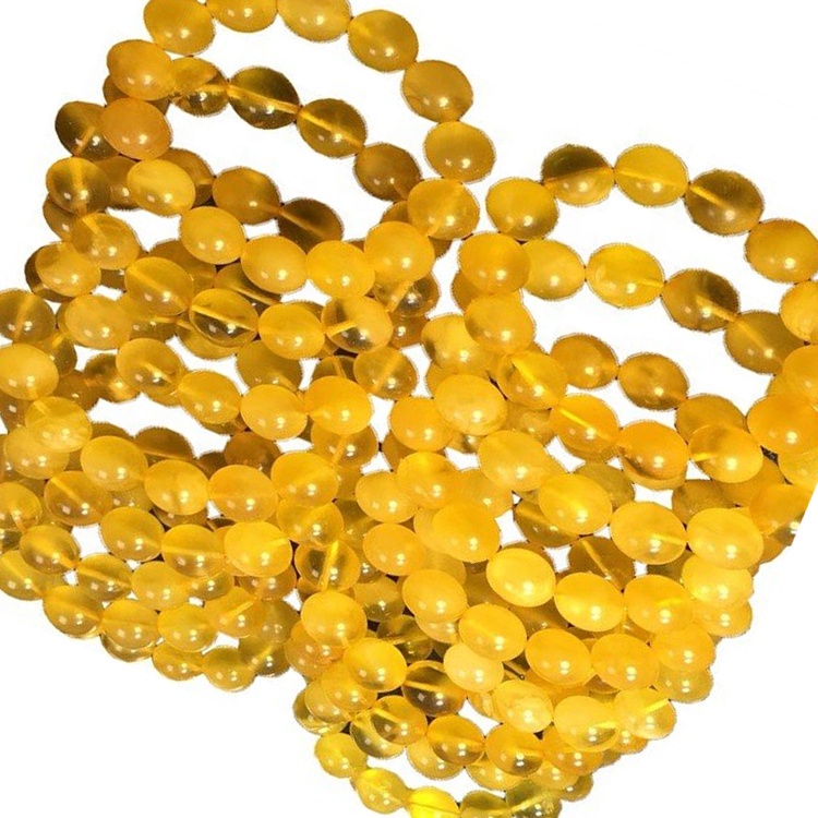 Beeswax sáp ong đẹp tự nhiên PIXIU PI YAO FORTUNE Hạt vòng tay có thể kéo căng Phong thủy trang sức 34