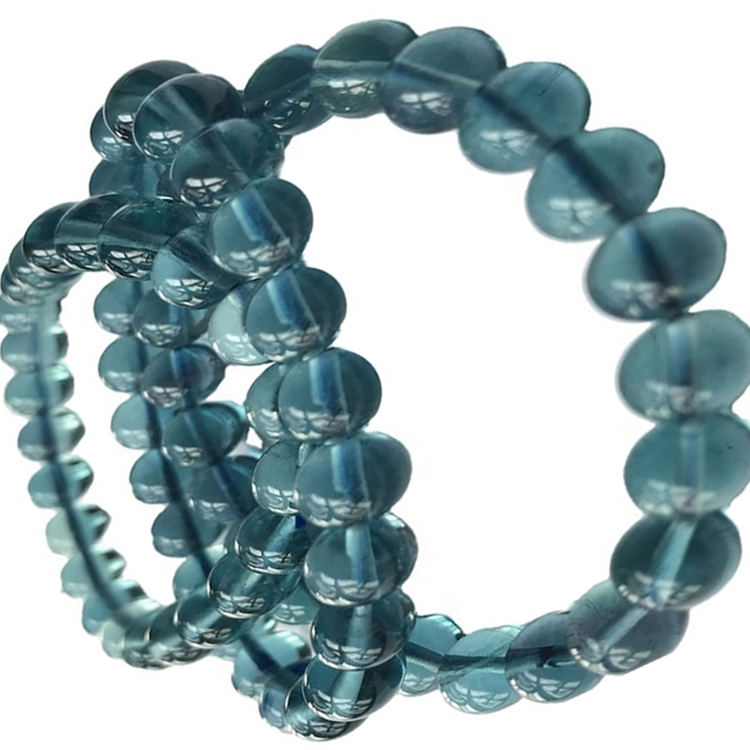 Braccialetti in rilievo di fluorite fatti a mano della pietra fluorita braccialetti 38