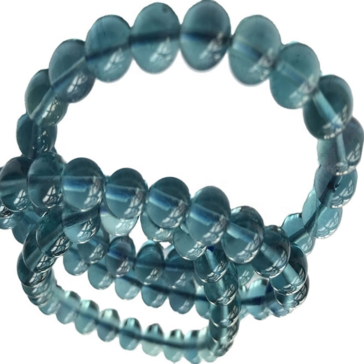 Braccialetti in rilievo di fluorite fatti a mano della pietra fluorita braccialetti 36