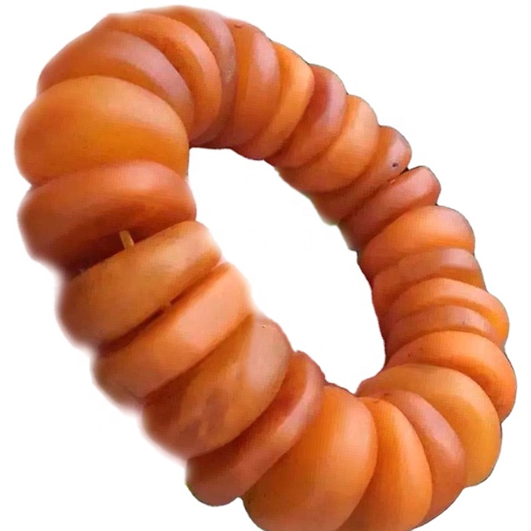 Old Amber kasar untuk memotong perhiasan gelang batu permata amber unisex 30