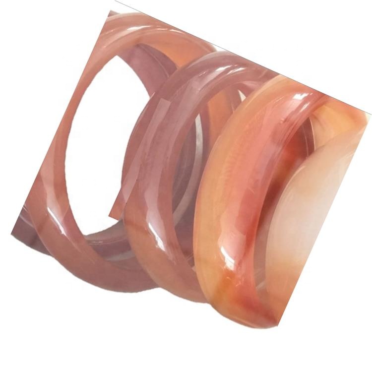 Vintage Agate Agate Bangle Red Orange White Banded Vintage Carnelian Agate Bangle Red Orange 33