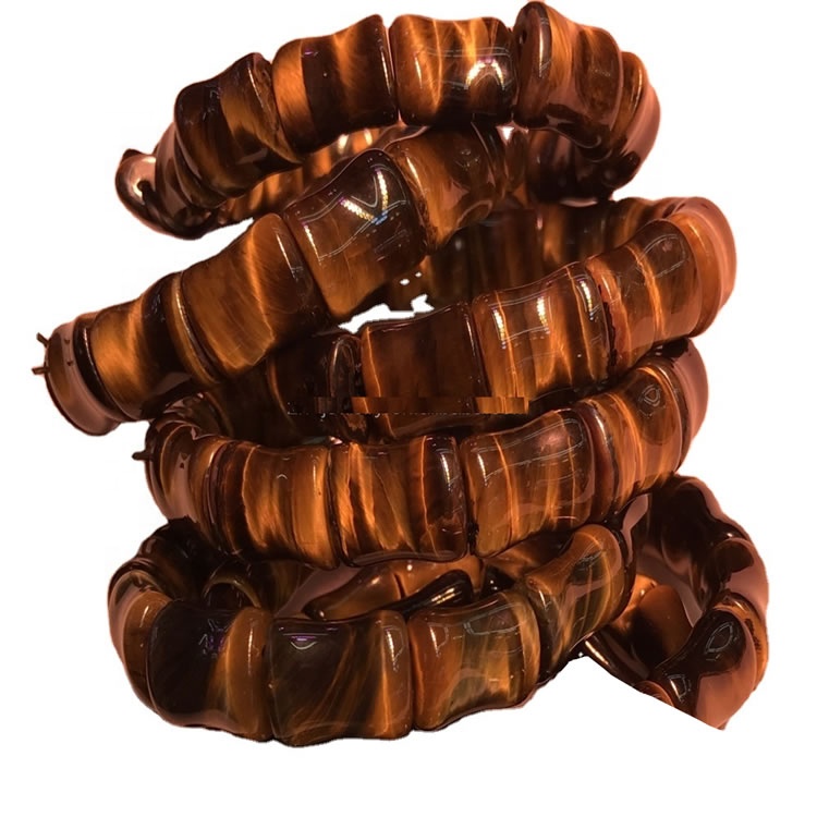 Alami TigerEye perhiasan cut fancy bangle nyieun borongan alam tigereye pinggel buleud ukiran geulis A jade bangle 36