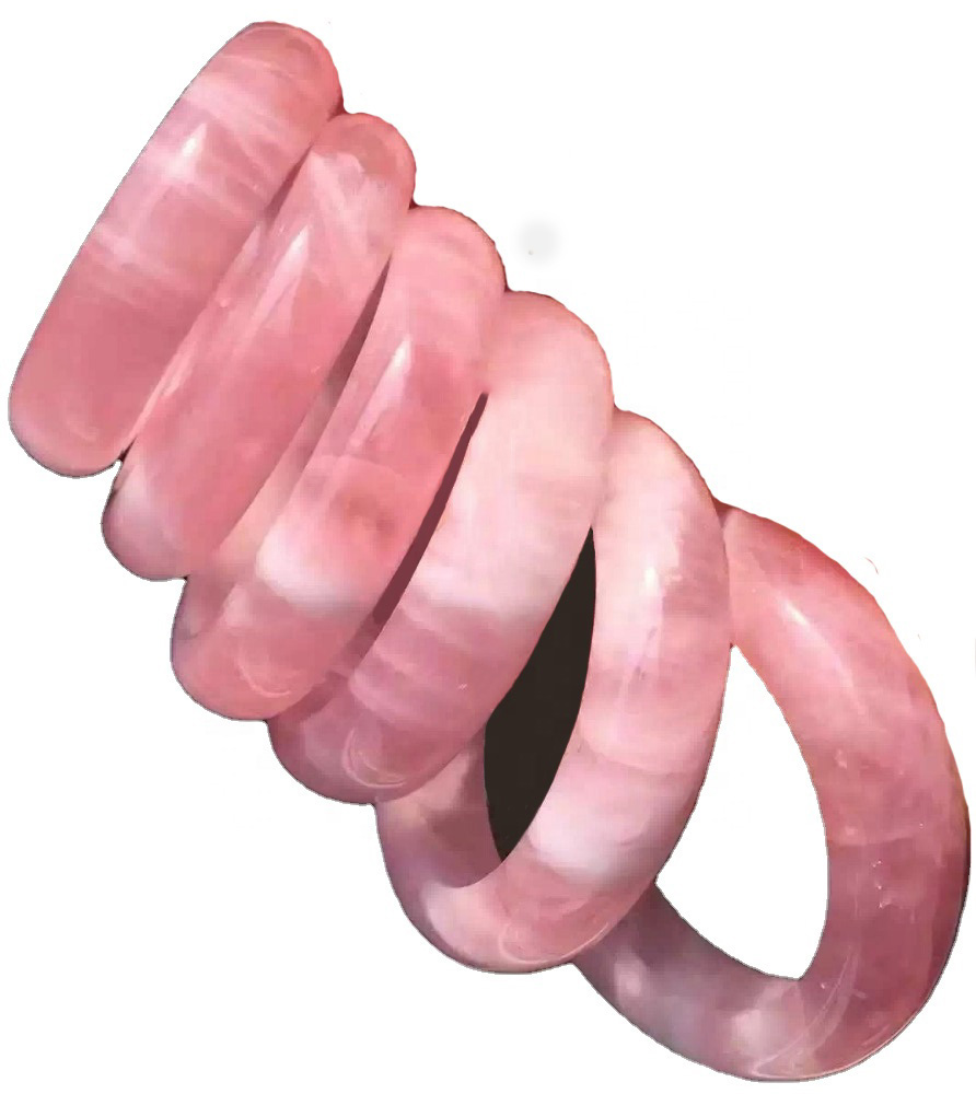 3a Diameter sa Kasasero 55mm hangtod sa 65mm Natural Madagascar Rose Bicartz Brainlet alang sa mga batang babaye 41