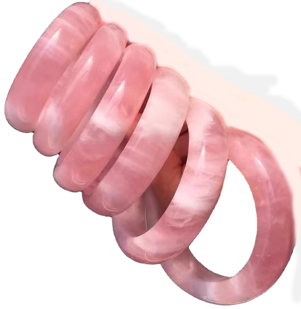 3a Diameter sa Kasasero 55mm hangtod sa 65mm Natural Madagascar Rose Bicartz Brainlet alang sa mga batang babaye 45