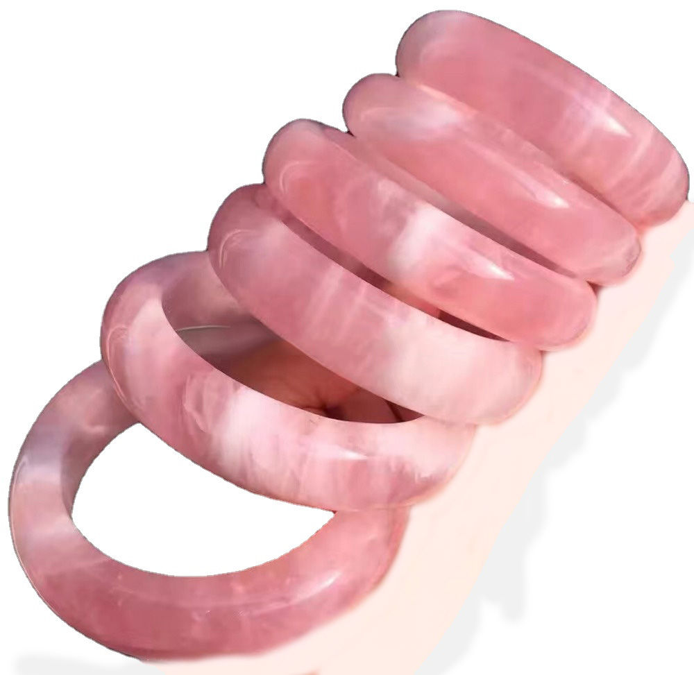 3a Diameter sa Kasasero 55mm hangtod sa 65mm Natural Madagascar Rose Bicartz Brainlet alang sa mga batang babaye 43