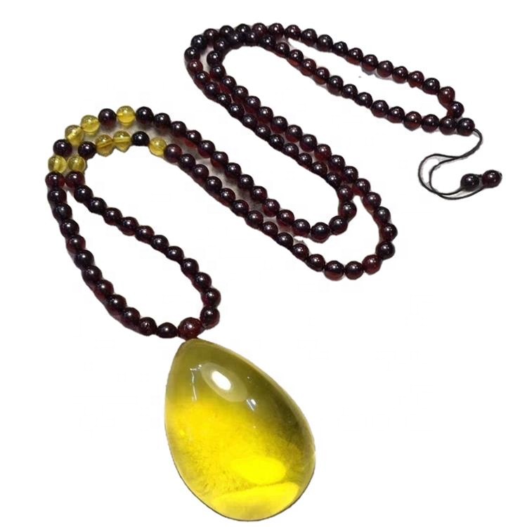 Качество янтарные грубые вырезать бусины ожерелья молитве янтарный ожерелье 30