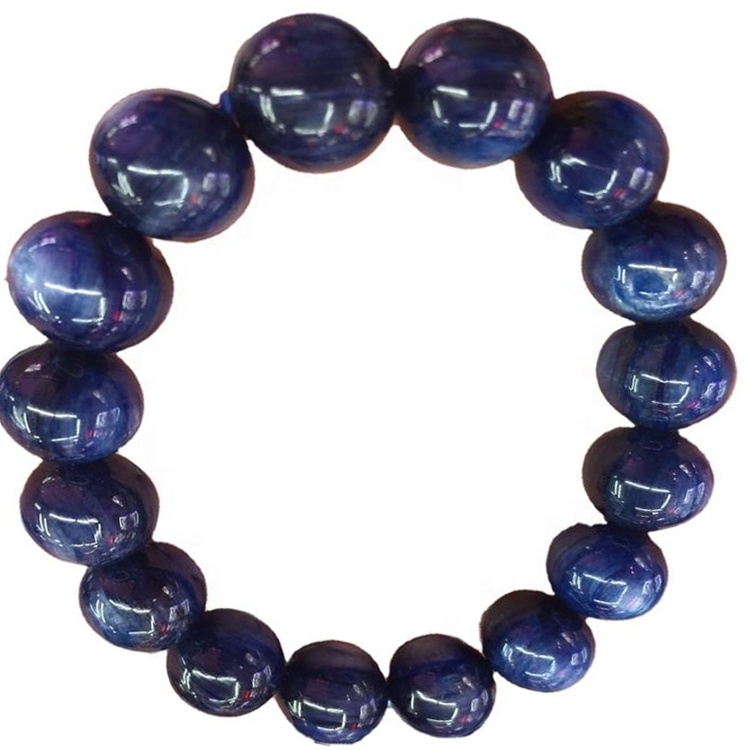 គ្រឿងអលង្ការ kyanite ពណ៌ខៀវរលោងធម្មជាតិ 6mm-20mm 34