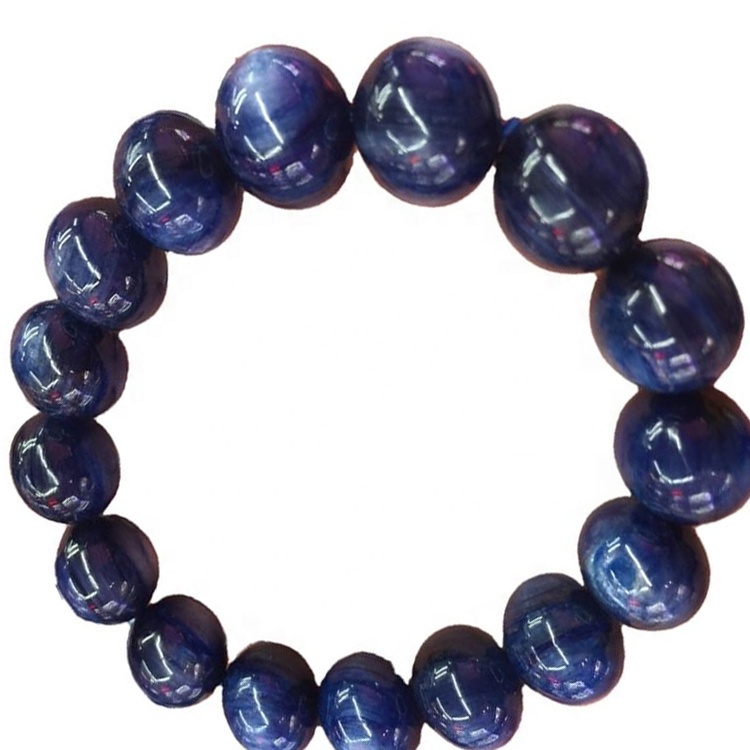 គ្រឿងអលង្ការ kyanite ពណ៌ខៀវរលោងធម្មជាតិ 6mm-20mm 36