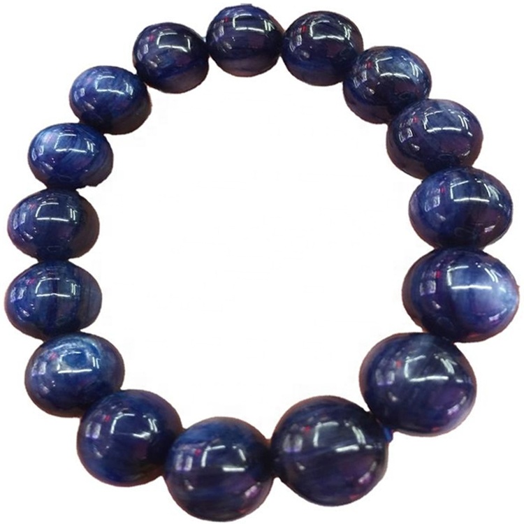 គ្រឿងអលង្ការ kyanite ពណ៌ខៀវរលោងធម្មជាតិ 6mm-20mm 38