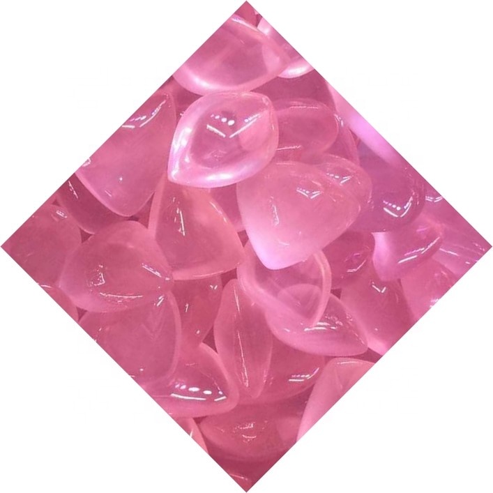 Wengi jumla ya bei nafuu pink rose quartz cabochon. 35