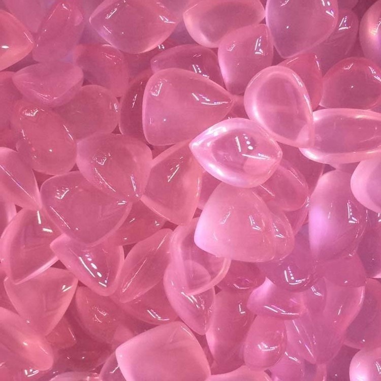 Wengi jumla ya bei nafuu pink rose quartz cabochon. 39