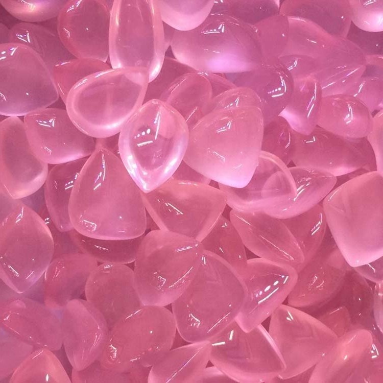 Wengi jumla ya bei nafuu pink rose quartz cabochon. 37