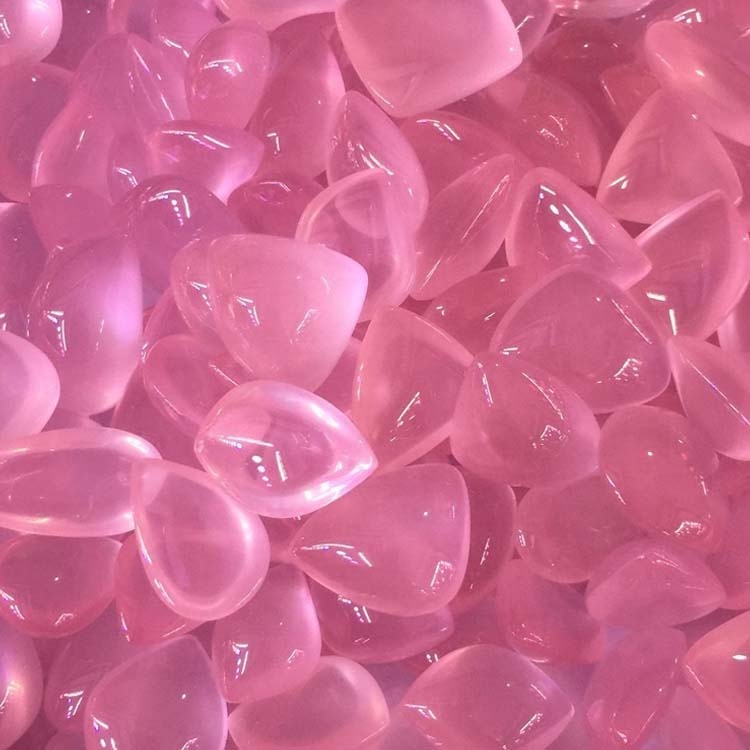 Wengi jumla ya bei nafuu pink rose quartz cabochon. 43