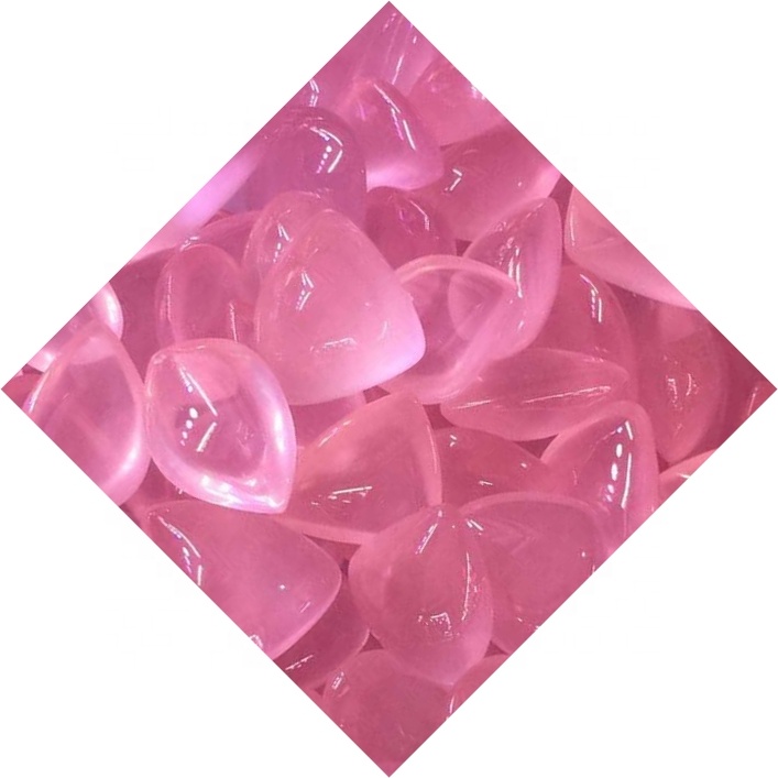 Wengi jumla ya bei nafuu pink rose quartz cabochon. 45