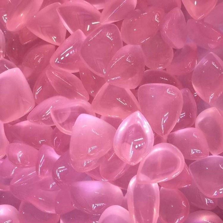 Wengi jumla ya bei nafuu pink rose quartz cabochon. 41