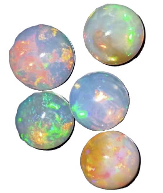 ओपल कैबोकन्स ओपल कैब ढीले ओपल अक्टूबर रत्न जीआईए प्रमाणित 38