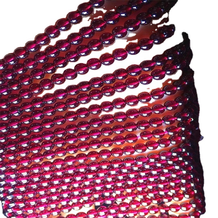 ລູກປັດ tourmaline ສີບົວ 39