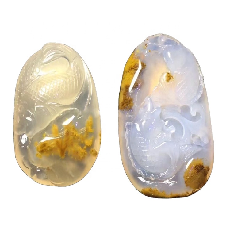 Grosir manik agate kembang sing diukir 30