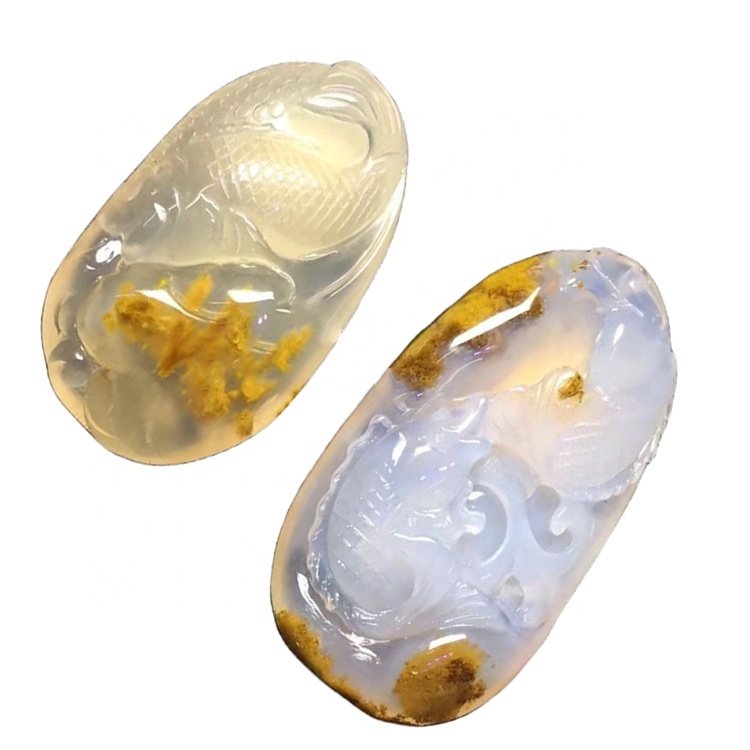 Grosir manik agate kembang sing diukir 32