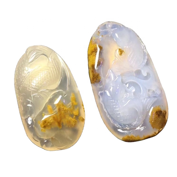 Grosir manik agate kembang sing diukir 34