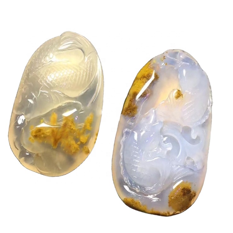 Grosir manik agate kembang sing diukir 36