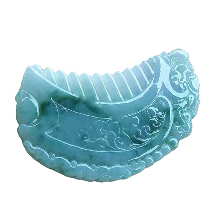 Gemstone Emerald вырезал расческу 30