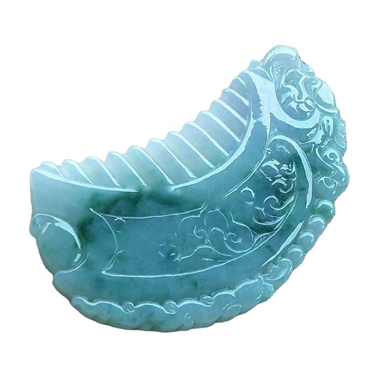 Gemstone Emerald вырезал расческу 36