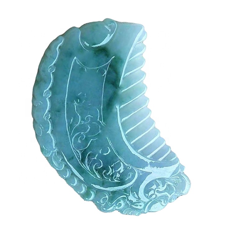 Gemstone Emerald вырезал расческу 38