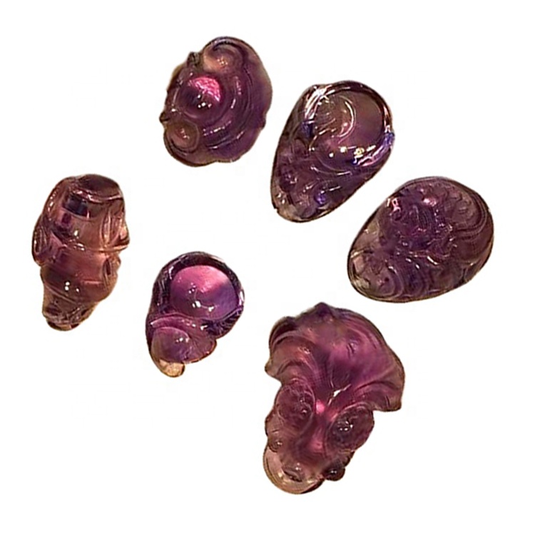 Florit oyma değerli taş çiçekler/takı için hayvan kolye boncukları 32