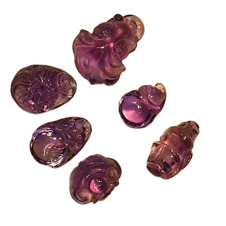 Florit oyma değerli taş çiçekler/takı için hayvan kolye boncukları 34