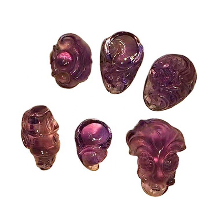 Florit oyma değerli taş çiçekler/takı için hayvan kolye boncukları 36