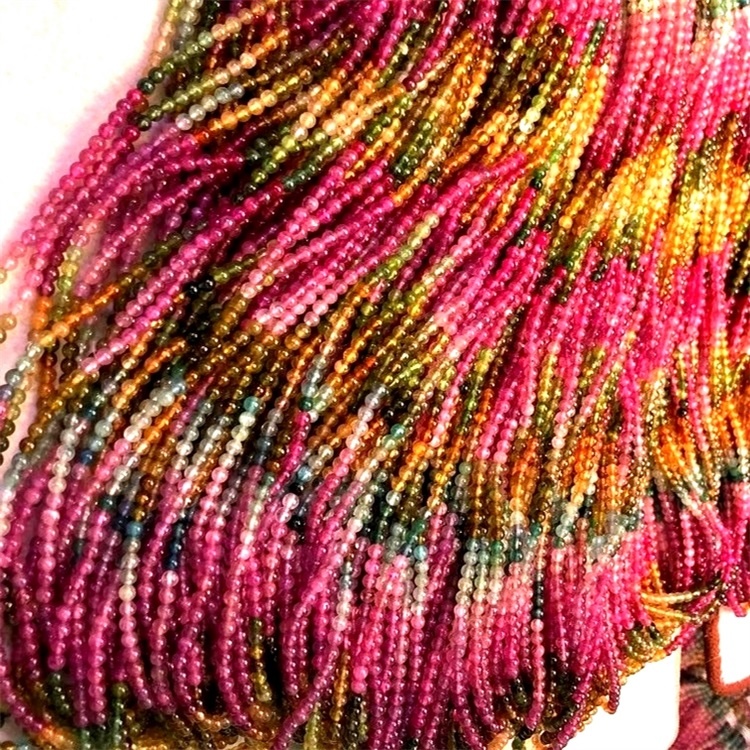 Табигый турмалин көп бош гермстон мончоку зергер буюмдары үчүн сонун 9