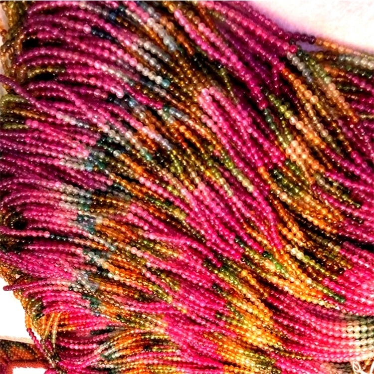 Табигый турмалин көп бош гермстон мончоку зергер буюмдары үчүн сонун 15