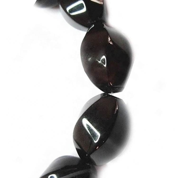 Dvostruki bočni black crni oniks gemstone 33