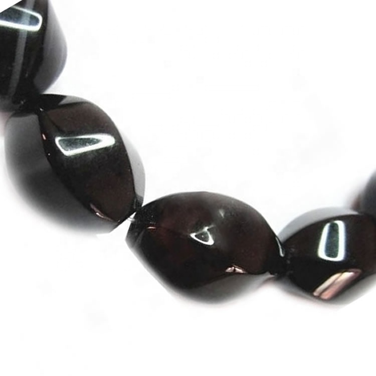 Dvostruki bočni black crni oniks gemstone 37