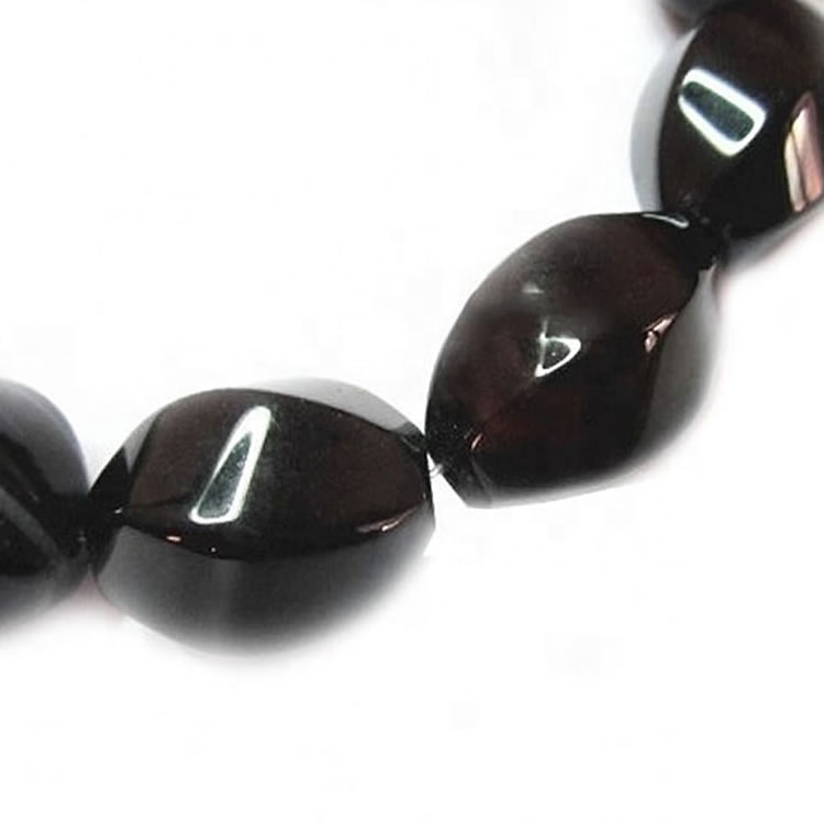 Dvostruki bočni black crni oniks gemstone 35