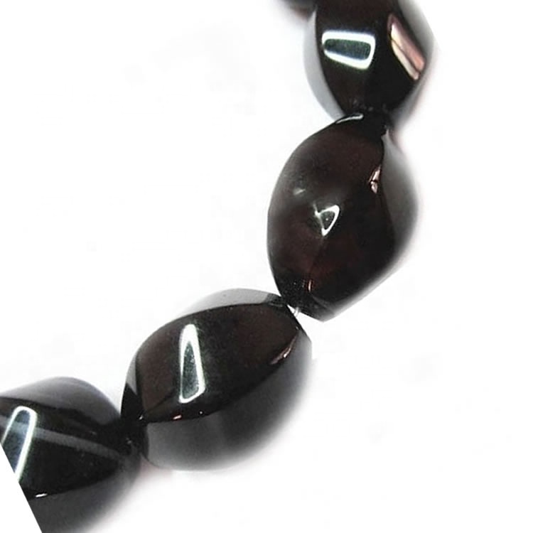 Dvostruki bočni black crni oniks gemstone 39