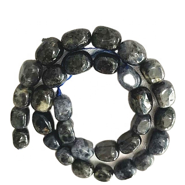 Natural Lolite Batata Forma Grânulos Grey Gemstone Strings 33